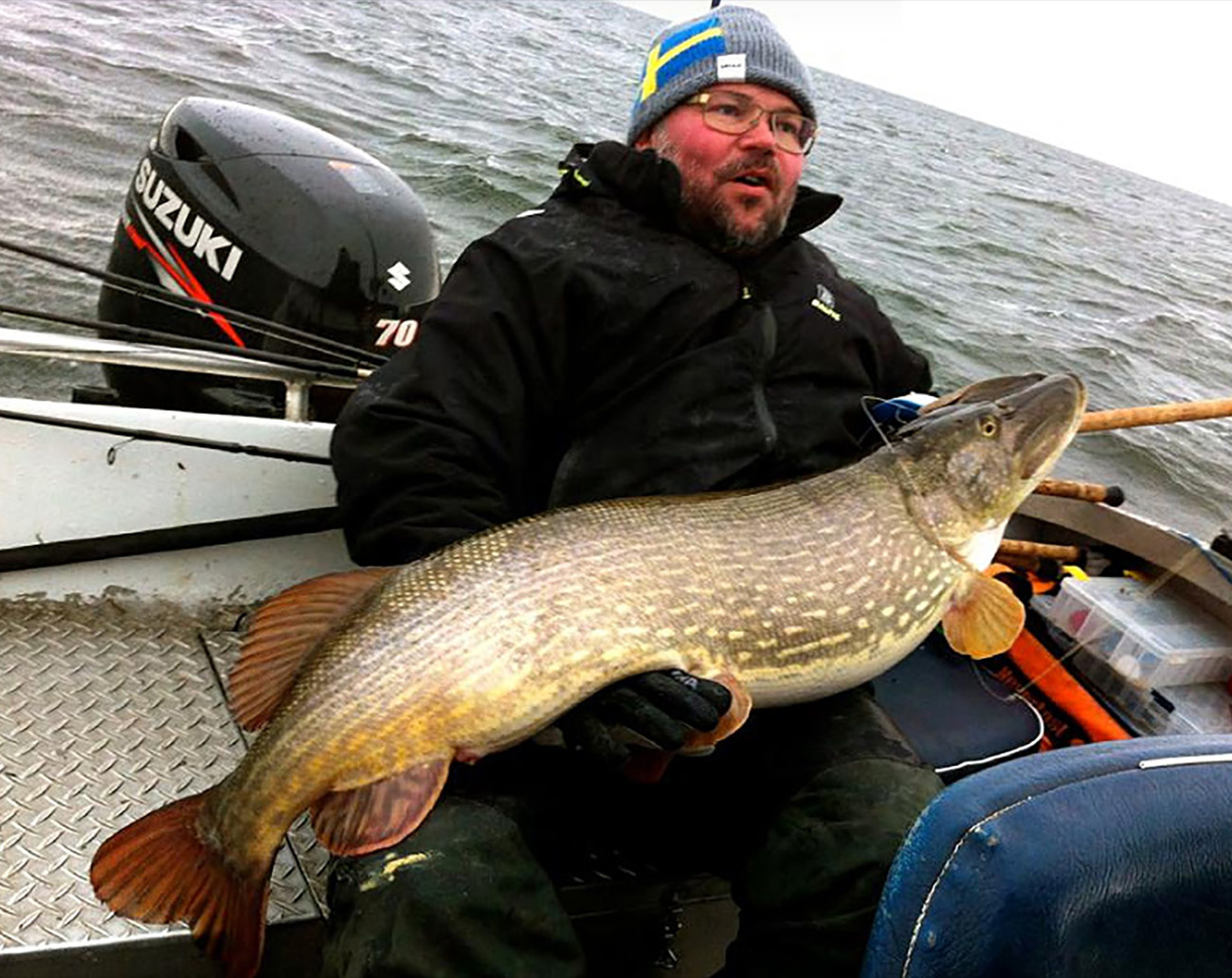 CWC PRO UV Orange Stinger, SS 100lb Giant Tandem 2/0